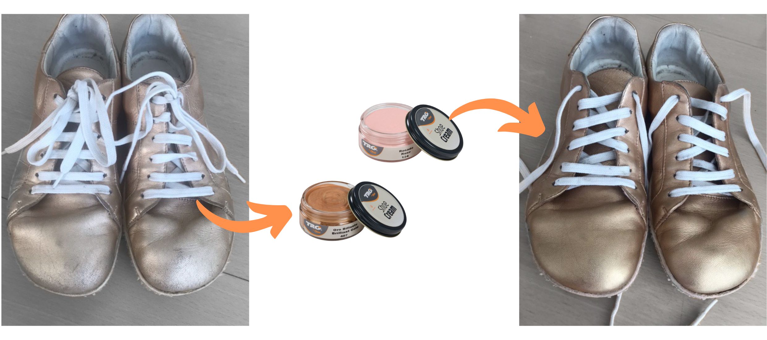 Růžový Krém na boty 124 Rose Shoe Cream TRG